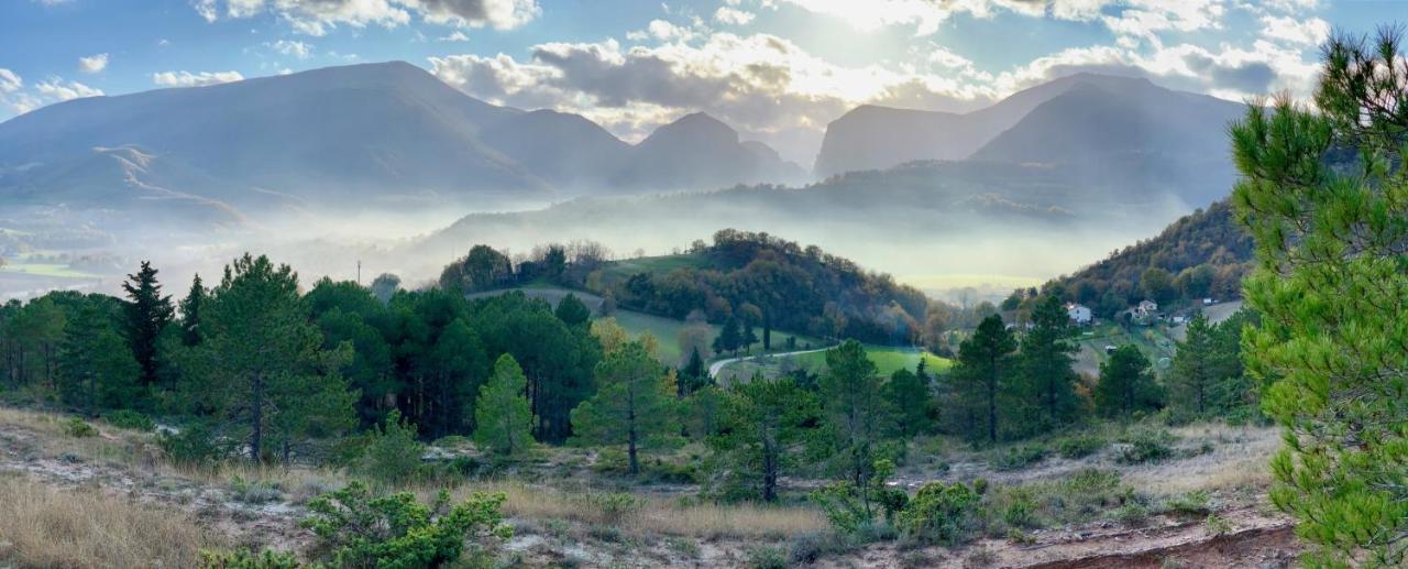 La Forestale Luxury Ecolodge B&B Primo Piano Acqualagna Eksteriør billede